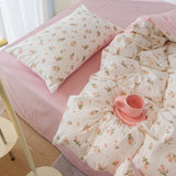 Roomtery Spring Roses Pale Pink Bedding Set, view 6