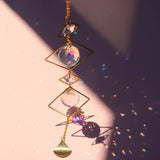 Roomtery Star Chain Celestial Crystal Suncatcher, view 2