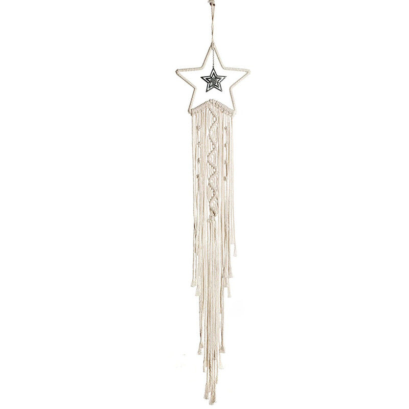 Roomtery Star Macrame Dreamcatcher