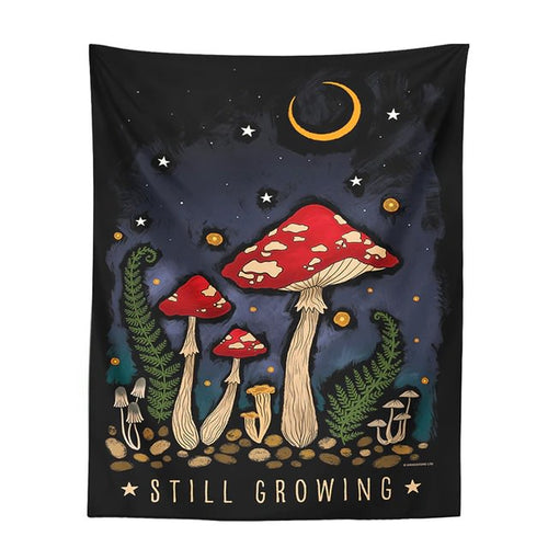 Roomtery Still Growing Mushroom Tapestry
