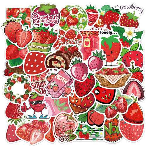Roomtery Strawberry Love Sticker Pack