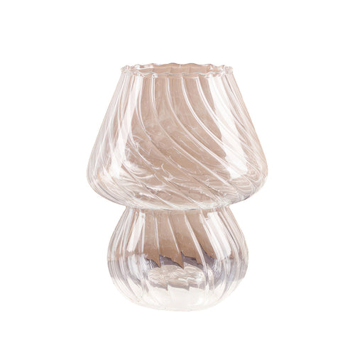 Roomtery Cute Mushroom Glass Vase