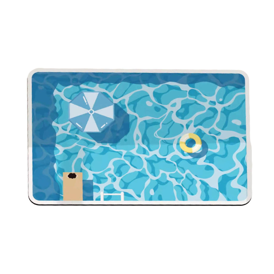 Roomtery Summer Pool Rubber Bath Mat