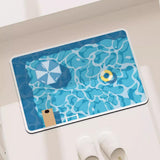 Roomtery Summer Pool Rubber Bath Mat, view 2
