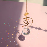 Roomtery Sun & Moon Crystal Light Catcher, view 2