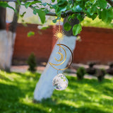 Roomtery Sun & Moon Crystal Light Catcher, view 3