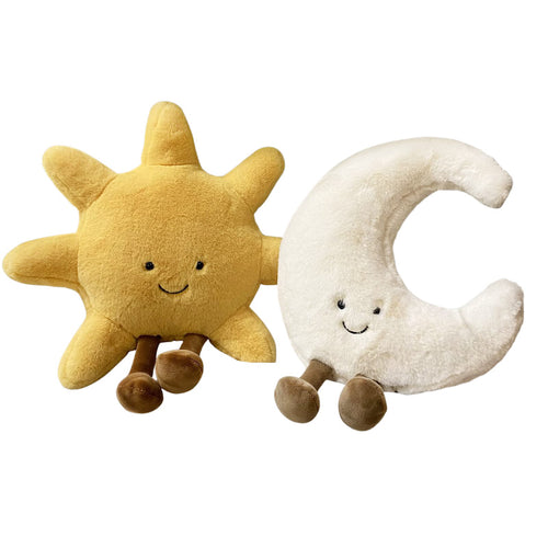 Roomtery Sun & Moon Happy Plush Cushions