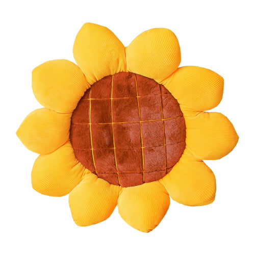 Roomtery Sunflower Plush Pillow