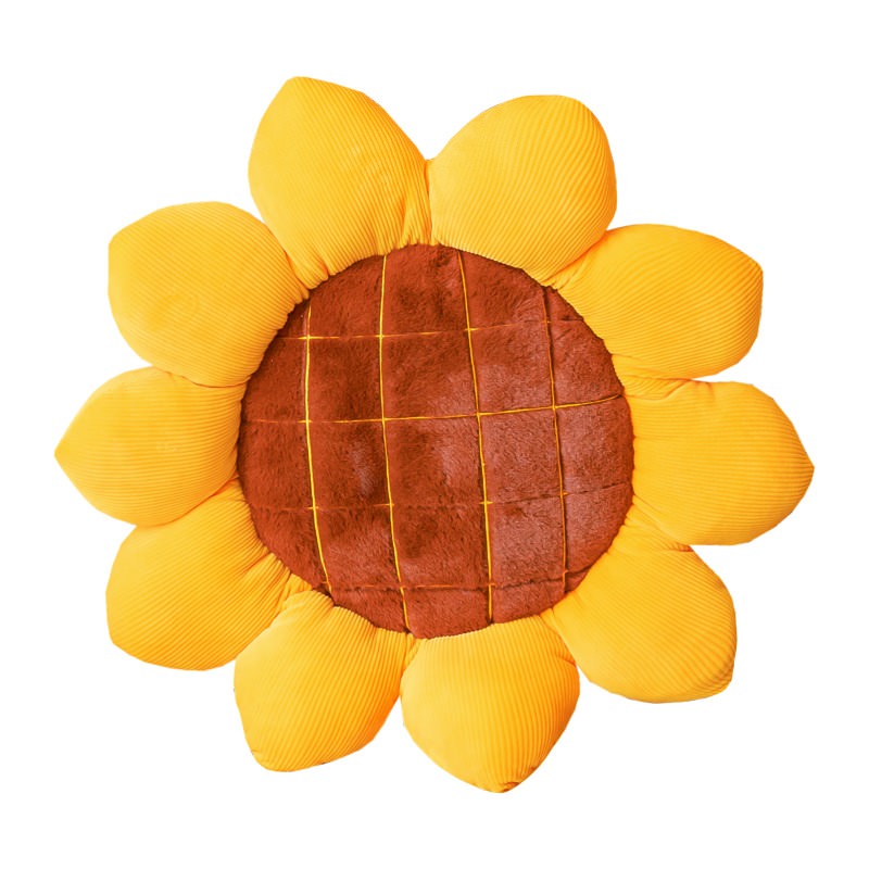 Roomtery Sunflower Plush Pillow