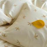 Roomtery Swallow Bird Print Cotton Bedding Set, view 2