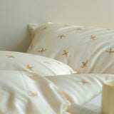 Roomtery Swallow Bird Print Cotton Bedding Set, view 3
