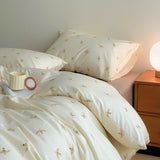 Roomtery Swallow Bird Print Cotton Bedding Set, view 5