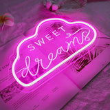 Roomtery Sweet Dreams Cloud Neon Sign, view 3