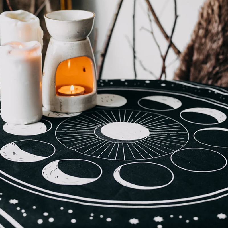 Roomtery Tarot Moon Phases Altar Cloth
