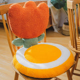 Roomtery Terry Flowers Plush Seat Cushion, view 6