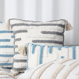 Roomtery Textured Tufted Stripe Throw Pillow Cover, view 3