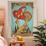 Roomtery The Lovers Mushrooms Tapestry, view 2