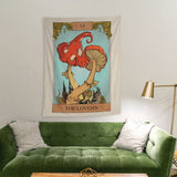 Roomtery The Lovers Mushrooms Tapestry, view 3