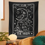 Roomtery The Moon Cat Tarot Tapestry, view 2