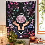 Roomtery The Moon in the Hands Tapestry, view 2