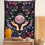 Roomtery The Moon in the Hands Tapestry, view 3