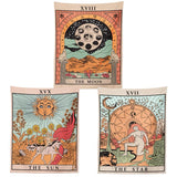 Roomtery "The Moon" Tarot Colored Tapestry, view 6