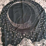 Roomtery "The Moon" Tarot Monochrome Tapestry, view 3