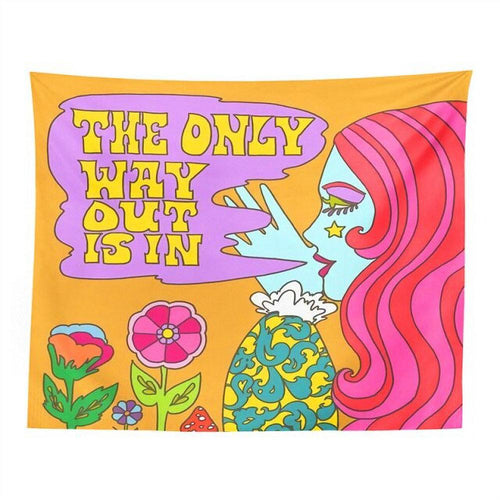 Roomtery The Only Way Out Tapestry