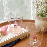 Roomtery The Rosebud Glass Cup, view 3