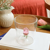Roomtery The Rosebud Glass Cup, view 6