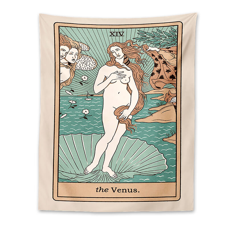 Roomtery The Venus Tarot Card Tapestry