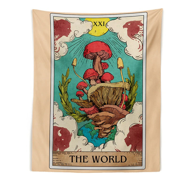 Roomtery "The World" Mushrooms Tapestry