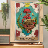 Roomtery "The World" Mushrooms Tapestry, view 2