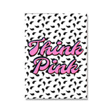 Roomtery Think Pink Canvas Posters, view 4