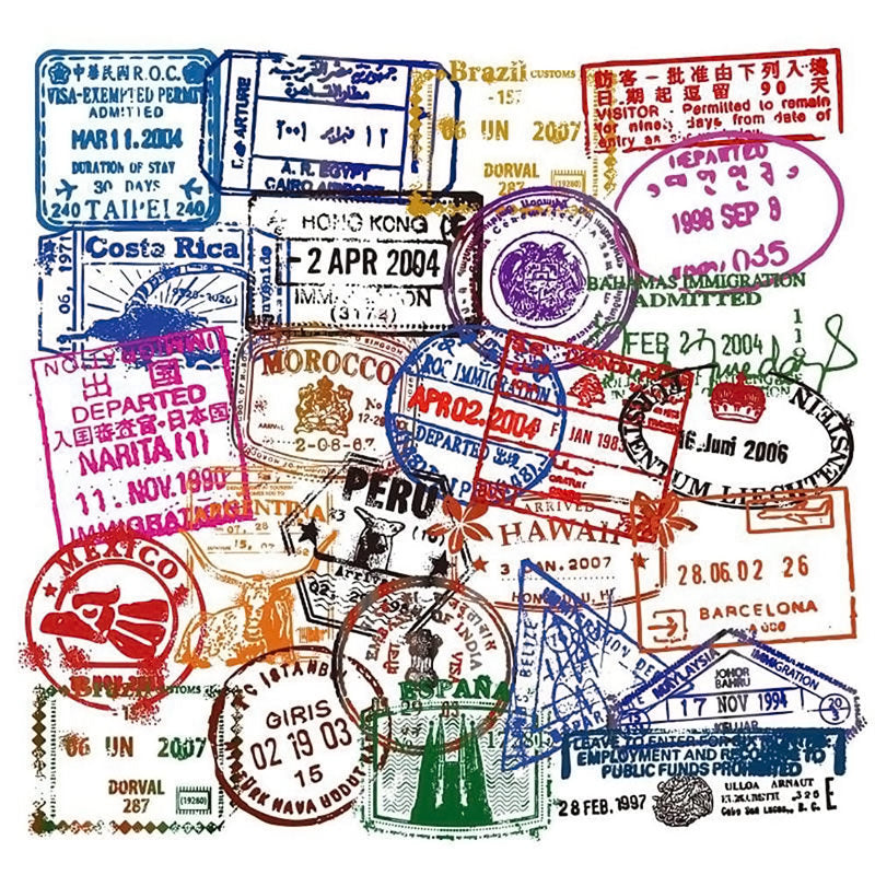 Roomtery Travel Sticker Pack