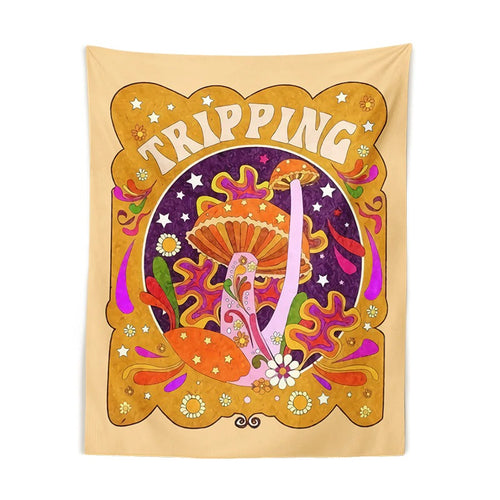 Roomtery Tripping 70s Vintage Tapestry