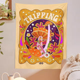 Roomtery Tripping 70s Vintage Tapestry, view 2