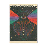 Roomtery Trippy Rainbow Vaporwave Canvas Posters, view 6