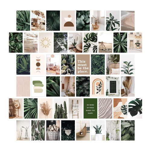 Roomtery Tropical Boho Wall Collage Cards