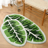Roomtery Tropical Leaves Tufted Accent Rug, view 3