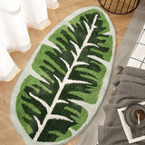 Roomtery Tropical Leaves Tufted Accent Rug, view 4