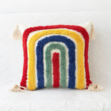 Roomtery Tufted Rainbow Cushion Cover, view 3