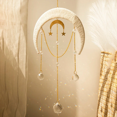 Roomtery Twine Moon Suncatcher