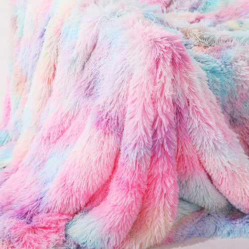 Roomtery Unicorn Fluffy Throw Blanket