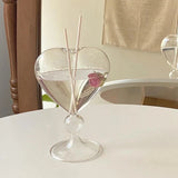 Roomtery Valentine's Heart Shaped Glass Vase, view 4