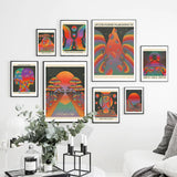 Roomtery Vaporwave 3D Surface Canvas Posters, view 2