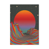 Roomtery Vaporwave 3D Surface Canvas Posters, view 3