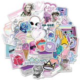 Roomtery Vaporwave David Sticker Pack, view 2