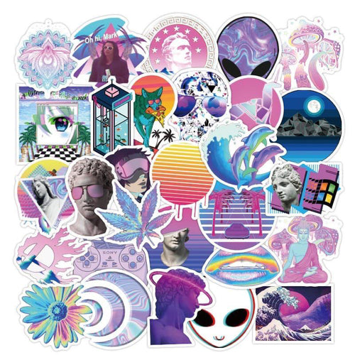 Roomtery Vaporwave Sticker Pack