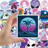 Roomtery Vaporwave Sticker Pack, view 2